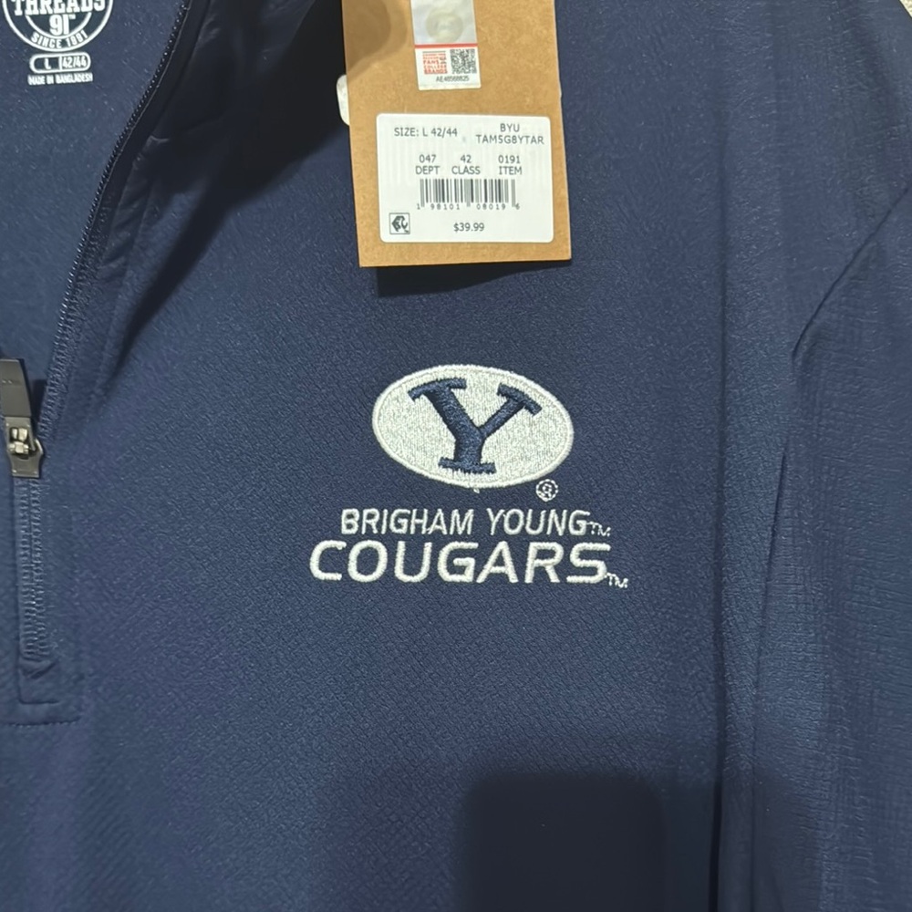 BYU College Rivalry Threads Blue Long Sleeve Tee - Picture 2 of 5
